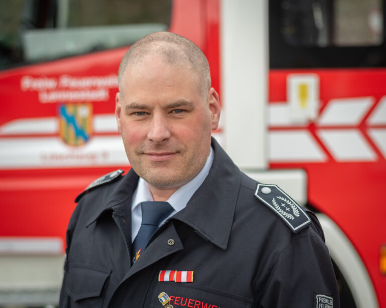 Benjamin Heinert, Leiter der Feuerwehr