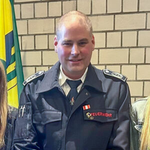 Benjamin Heinert, Leiter der Feuerwehr