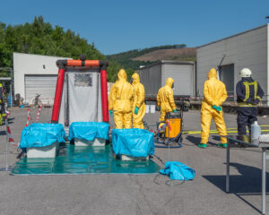 ABC-Zug Lenne, Dekontaminationsplatz