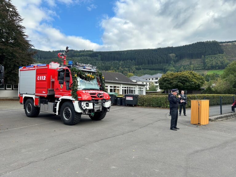 Neues Tanklöschfahrzeug für die Löschgruppe Saalhausen